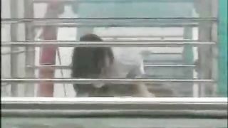 WEBCAM - japanese girl nudity masturbating in Ferris wheel