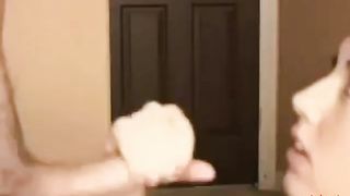 Homemade Blonde Blowjob