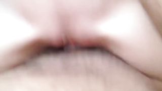 Amateur teen double creampie