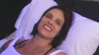 Girl With Huge Tongue Takes Facial