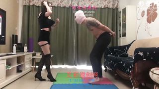 Chinese femdom ballbusting-01