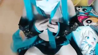 Miku Hatsune a chating and playing 130625