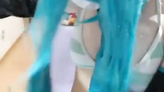Miku Hatsune a chating and playing 130625