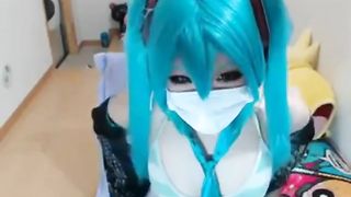 Miku Hatsune a chating and playing 130625