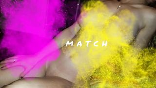 Cumming inside a teen on trampoline