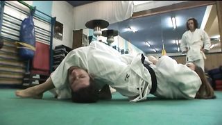 2MProds - Martina & Cristina - Judo Lesson: Holds Down