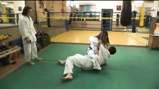 2MProds - Martina & Cristina - Judo Lesson: Holds Down