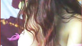 Sexy Indian Slut Bounces Perfect Tits On Webcam