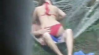 Watching Girl fuck the neighbors son prt 1