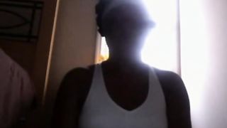 Ebony teen plays and twerks.