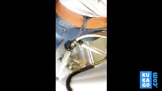 TOUCHING  AMAZING  TOUCHING  ASS  MILF