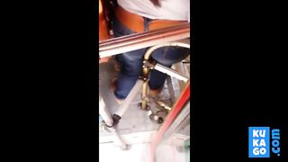 TOUCHING  AMAZING  TOUCHING  ASS  MILF