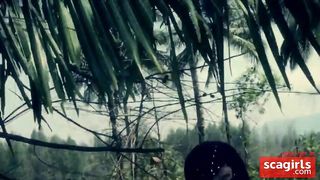 Young stepmom sucking and fucking on the beach