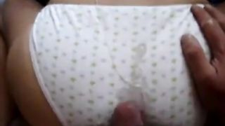 Homemade panties fuck