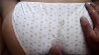 Homemade panties fuck