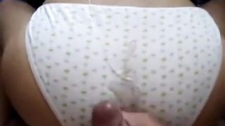 Homemade panties fuck