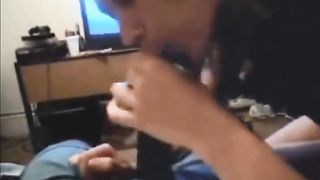 Amateur college redhead interracial threesome