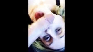 KC Slut Girl w Blue Hair becomes BBC FuckMeat