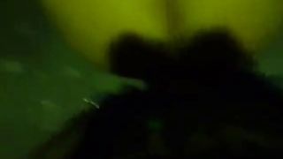 Amateur couple outdoor sex in the night