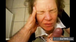 Mature Handjob #3 In the Bathroom