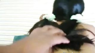 Skinny thai girl gets fucked in ass by huge dick