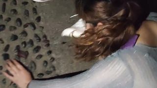 Chinese lezdom at park