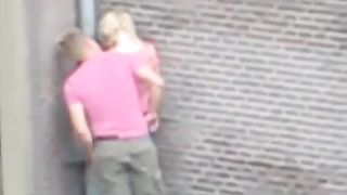 People having sex on the street (The Netherlands).
