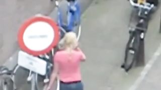 People having sex on the street (The Netherlands).