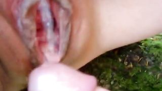 sqirting muschi im freien