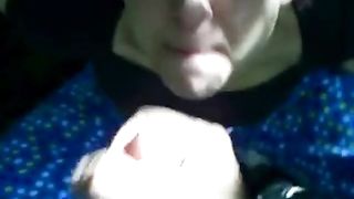 Friend lets me unload a thick nut on her face