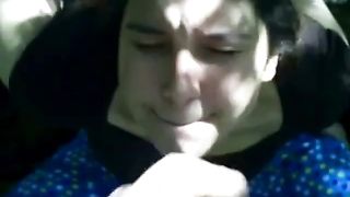 Friend lets me unload a thick nut on her face