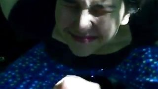 Friend lets me unload a thick nut on her face