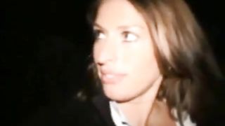 Hot amateur brunette threesome