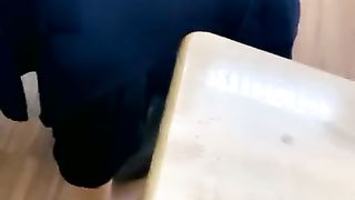 Foot Worship in Classroom