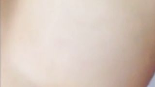 gorgeous slutgirl taking big white cock from behind