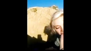 Girlfriend Blows Her Big Dick Boyfriend