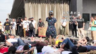 Chiaki Mayumura trample her fans