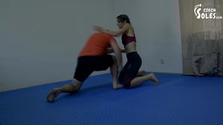 CzechSoles - Anastaszia - Wrestling foot domination and humiliation