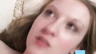 Blonde Beauty Masturbating Her Tight Pussy