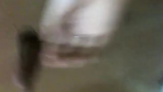 Korean girl sucks cock in a bathroom gloryhole and gets cum
