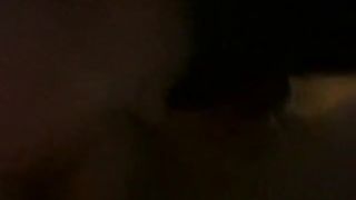 Korean girl sucks cock in a bathroom gloryhole and gets cum