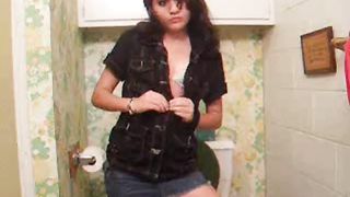 Barely legal 18 strips for bf