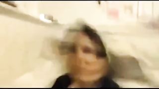 Cam girl dildo's her mouth so messy