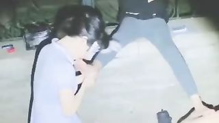 【小冉s】户外公园玩女奴和她对象【22分钟】