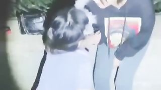 【小冉s】户外公园玩女奴和她对象【22分钟】