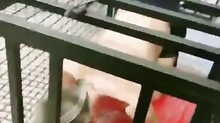 【无情大人】狗笼内调教舔脚狗【18分钟】【高清】