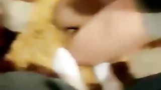 【桃奈情侣】情侣主棉袜裸足羞辱贱狗（上）【13分钟】