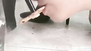 【兔粉粉女皇】超高靴鞋底美食【24分钟】【高清】