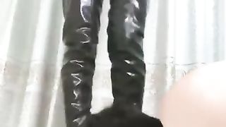 【兔粉粉女皇】超高靴鞋底美食【24分钟】【高清】