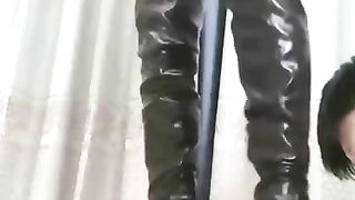 【兔粉粉女皇】超高靴鞋底美食【24分钟】【高清】